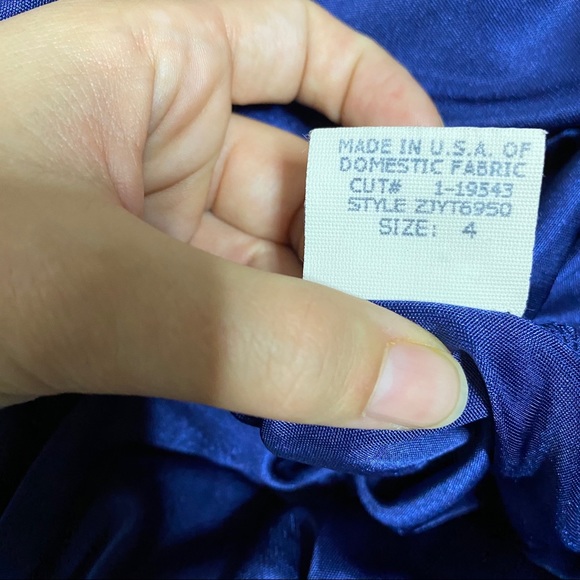 David Meister Navy Blue Shift Dress - Picture 9 of 13